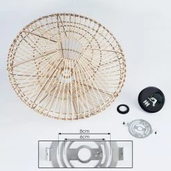 Hofstein Peretola Deckenleuchte Schwarz, 1-flammig -Bürolampen Verkäufe peretola deckenleuchte h3423233 4