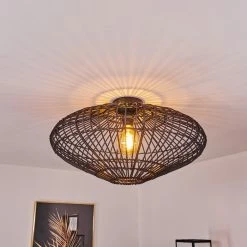 Hofstein Peretola Deckenleuchte Schwarz, 1-flammig -Bürolampen Verkäufe peretola deckenleuchte h3433416 10