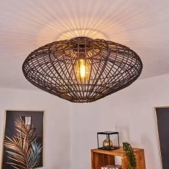 Hofstein Peretola Deckenleuchte Schwarz, 1-flammig -Bürolampen Verkäufe peretola deckenleuchte h3433416 6