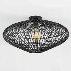 Hofstein Peretola Deckenleuchte Schwarz, 1-flammig -Bürolampen Verkäufe peretola deckenleuchte h3433416 7