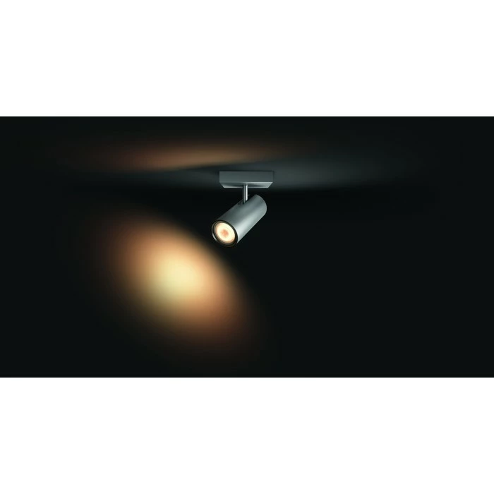 Philips Leuchten Philips Hue Ambiance White Buratto Deckenspot Basis-Set Silber, 1-flammig, Fernbedienung 4 Philips Leuchten Philips Hue Ambiance White Buratto Deckenspot Basis-Set Silber, 1-flammig, Fernbedienung – Bild 4