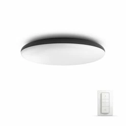 Philips Leuchten Philips Hue Ambiance White Cher Deckenleuchte LED Schwarz, 1-flammig, Fernbedienung