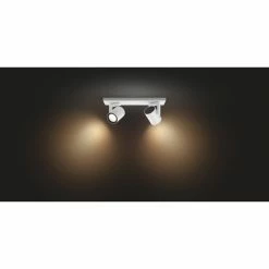 Philips Leuchten Philips Hue Ambiance White & Color Argenta Deckenspot Weiß, 2-flammig, Farbwechsler -Bürolampen Verkäufe philips hue ambiance white color argenta deckenspot 8718696171585 1
