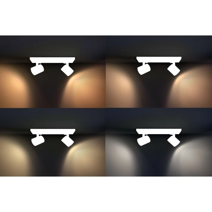 Philips Leuchten Philips Hue White Ambiance Runner Deckenspot Basis-Set LED Weiß, 2-flammig, Fernbedienung 3 Philips Leuchten Philips Hue White Ambiance Runner Deckenspot Basis-Set LED Weiß, 2-flammig, Fernbedienung – Bild 3