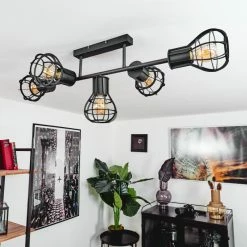 Hofstein Pila Deckenleuchte Schwarz, 5-flammig -Bürolampen Verkäufe pila deckenleuchte h3410349 11