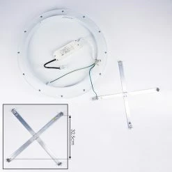 Hofstein Pine Deckenleuchte LED Wei&szlig;, 1-flammig -Bürolampen Verkäufe pine deckenleuchte h3428511 4