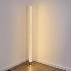 Hofstein Pipe Stehleuchte LED Nickel-Matt, 1-flammig -Bürolampen Verkäufe pipe stehleuchte h3266021 do4 18