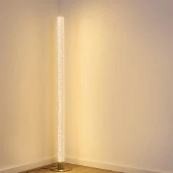 Hofstein Pipe Stehleuchte LED Nickel-Matt, 1-flammig -Bürolampen Verkäufe pipe stehleuchte h3266021 do4 6