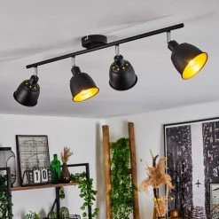 Hofstein Pistrino Deckenleuchte Chrom, Schwarz, 4-flammig 17 Hofstein Pistrino Deckenleuchte Chrom, Schwarz, 4-flammig -Bürolampen Verkäufe pistrino deckenleuchte h3017609 6