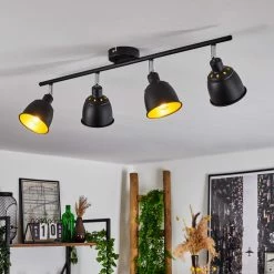 Hofstein Pistrino Deckenleuchte Chrom, Schwarz, 4-flammig 19 Hofstein Pistrino Deckenleuchte Chrom, Schwarz, 4-flammig -Bürolampen Verkäufe pistrino deckenleuchte h3017609 8