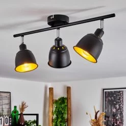 Hofstein Pistrino Deckenleuchte Chrom, Schwarz, 3-flammig -Bürolampen Verkäufe pistrino deckenleuchte h3017876 9