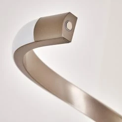 Hofstein Pitasch Stehleuchte LED Nickel-Matt, 1-flammig -Bürolampen Verkäufe pitasch stehleuchte h3299104 do1 10