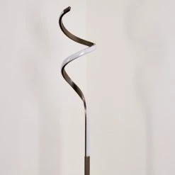 Hofstein Pitasch Stehleuchte LED Nickel-Matt, 1-flammig -Bürolampen Verkäufe pitasch stehleuchte h3299104 do1 4