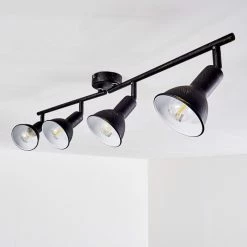 Hofstein Polmak Deckenleuchte Schwarz-Gold, 4-flammig -Bürolampen Verkäufe polmak deckenleuchte h3092378 do1 14