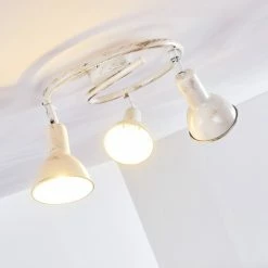 Hofstein Polmak Deckenleuchte Weiß, Gold, 3-flammig 23 Hofstein Polmak Deckenleuchte Weiß, Gold, 3-flammig -Bürolampen Verkäufe polmak deckenleuchte h3092576 do1 4