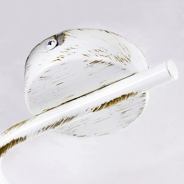 Hofstein Polmak Deckenleuchte Weiß, Gold, 3-flammig 9 Hofstein Polmak Deckenleuchte Weiß, Gold, 3-flammig – Bild 9