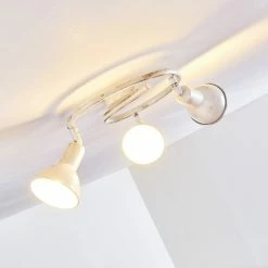 Hofstein Polmak Deckenleuchte Weiß, Gold, 3-flammig 28 Hofstein Polmak Deckenleuchte Weiß, Gold, 3-flammig -Bürolampen Verkäufe polmak deckenleuchte h3092576 do1 9