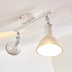 Hofstein Polmak Deckenspot Weiß, Gold, 2-flammig -Bürolampen Verkäufe polmak deckenspot h3092330 do1 10