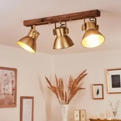 Hofstein Porcia Deckenleuchte Holz dunkel, 3-flammig -Bürolampen Verkäufe porcia deckenleuchte h3423097 8