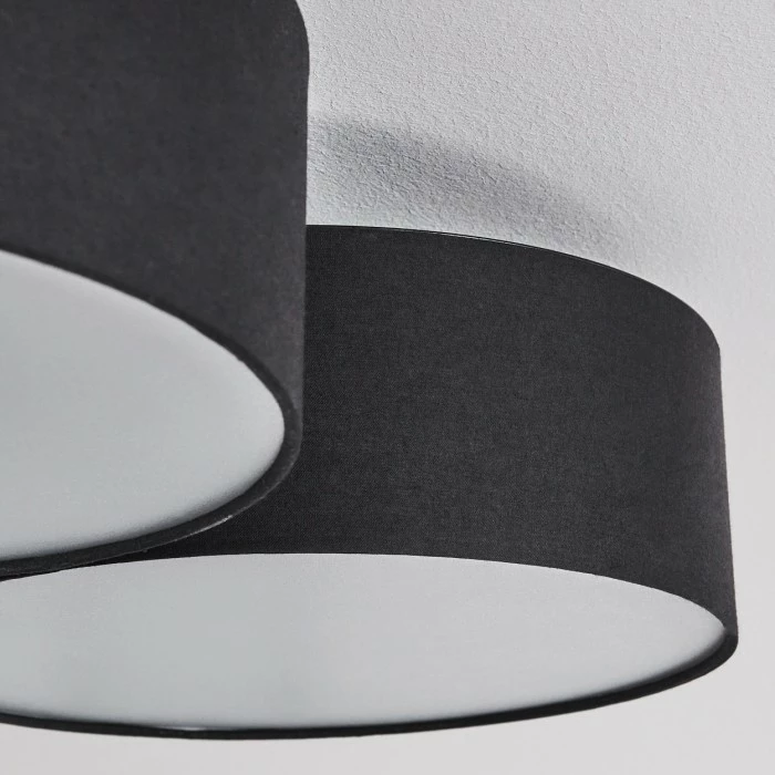 Hofstein Purus Deckenleuchte LED Schwarz, 1-flammig 6 Hofstein Purus Deckenleuchte LED Schwarz, 1-flammig – Bild 6