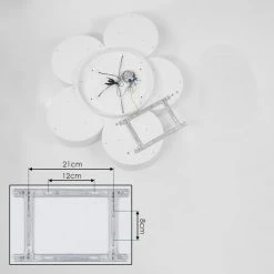 Hofstein Purus Deckenleuchte LED Weiß, 1-flammig -Bürolampen Verkäufe purus deckenleuchte h3437469 4