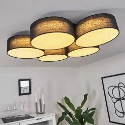 Hofstein Purus Deckenleuchte LED Schwarz, 1-flammig -Bürolampen Verkäufe purus deckenleuchte h3437490 6