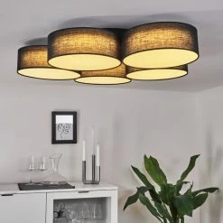 Hofstein Purus Deckenleuchte LED Schwarz, 1-flammig -Bürolampen Verkäufe purus deckenleuchte h3437490 8