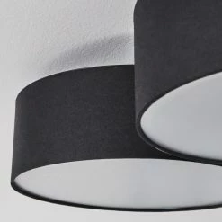 Hofstein Purus Deckenleuchte LED Schwarz, 1-flammig -Bürolampen Verkäufe purus deckenleuchte h3445501 2