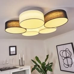 Hofstein Purus Deckenleuchte LED Schwarz, 1-flammig -Bürolampen Verkäufe purus deckenleuchte h3445501 8