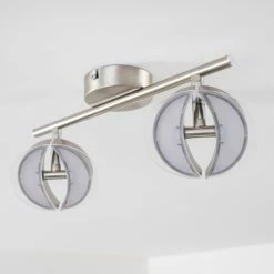 Hofstein Puslinch Deckenspot LED Nickel-Matt, 4-flammig -Bürolampen Verkäufe puslinch deckenspot h3009864 13