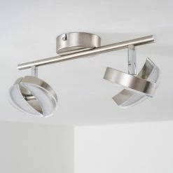 Hofstein Puslinch Deckenspot LED Nickel-Matt, 4-flammig -Bürolampen Verkäufe puslinch deckenspot h3009864 4
