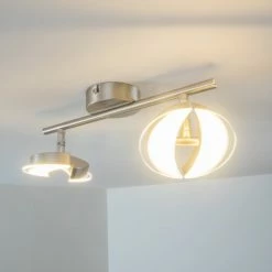 Hofstein Puslinch Deckenspot LED Nickel-Matt, 4-flammig -Bürolampen Verkäufe puslinch deckenspot h3009864 7