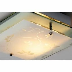 Hofstein Rabat Deckenleuchte Transparent, Klar, 2-flammig