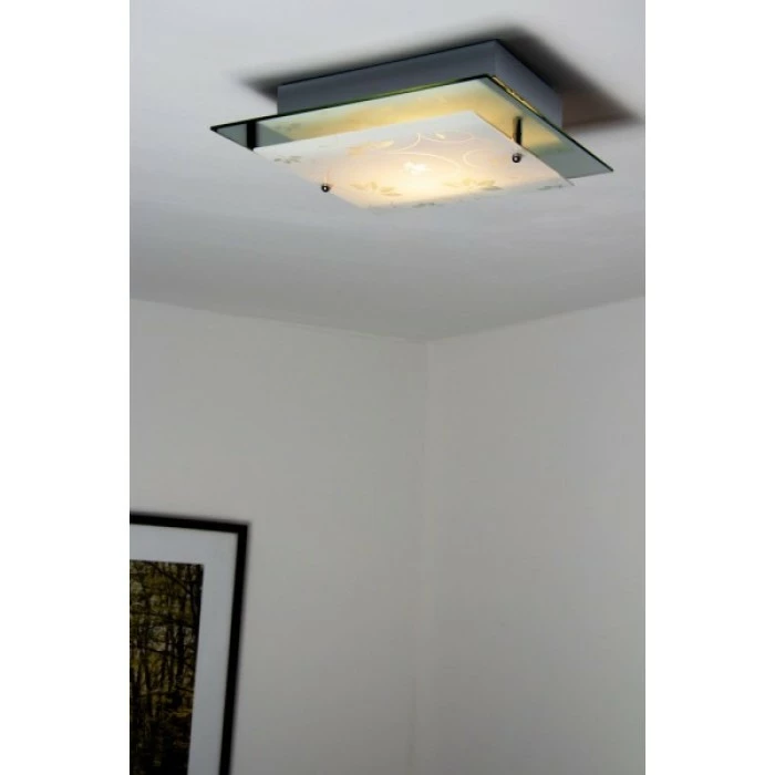 Hofstein Rabat Deckenleuchte Transparent, Klar, 2-flammig 4 Hofstein Rabat Deckenleuchte Transparent, Klar, 2-flammig – Bild 4