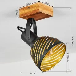 Hofstein Racolo Deckenleuchte Holz dunkel, 1-flammig -Bürolampen Verkäufe racolo deckenleuchte h3434956 3