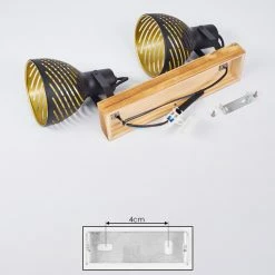 Hofstein Racolo Deckenleuchte Holz dunkel, 2-flammig -Bürolampen Verkäufe racolo deckenleuchte h3434987 4