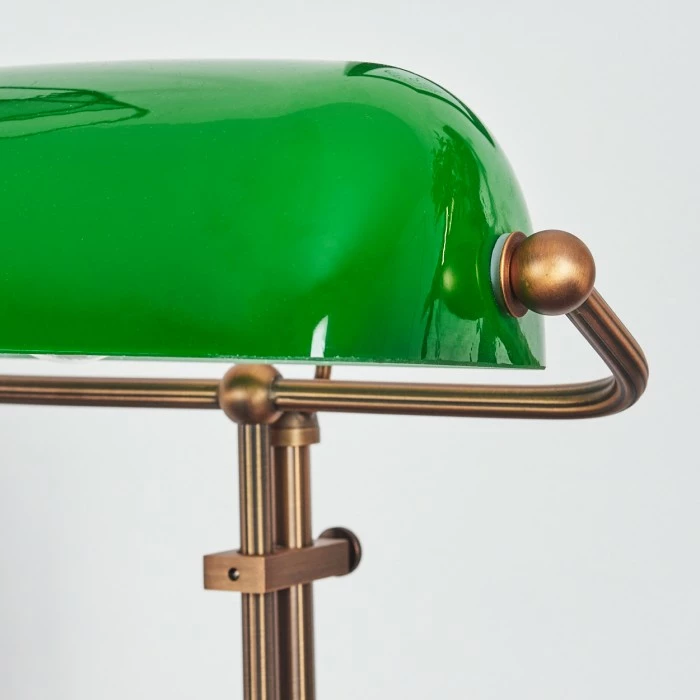 Hofstein Ragaz Bankerlampe Bronze, 1-flammig 3 Hofstein Ragaz Bankerlampe Bronze, 1-flammig – Bild 3