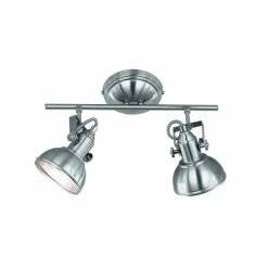 Reality GINA Deckenspot Nickel-Matt, 2-flammig