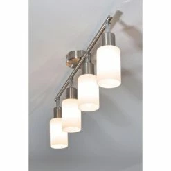 Reality MARS Deckenspot Edelstahl, Weiß, 4-flammig -Bürolampen Verkäufe reality mars deckenspot r80014007 3