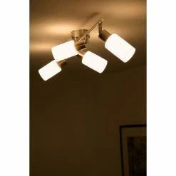 Reality MARS Deckenspot Edelstahl, Weiß, 4-flammig -Bürolampen Verkäufe reality mars deckenspot r80014007 4