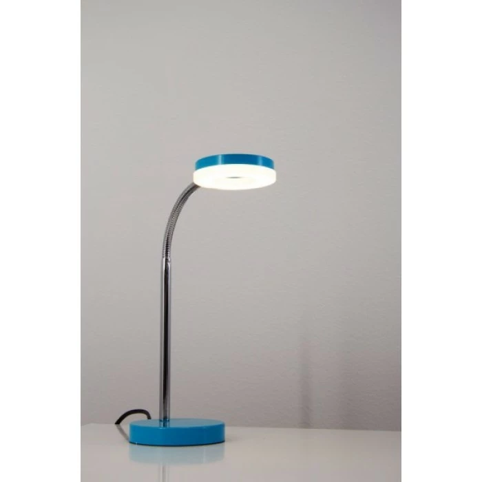 Reality RENNES Schreibtischleuchte LED Blau, Chrom, 1-flammig 4 Reality RENNES Schreibtischleuchte LED Blau, Chrom, 1-flammig – Bild 4