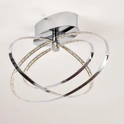 Hofstein Ringos Deckenleuchte LED Chrom, 1-flammig -Bürolampen Verkäufe ringos deckenleuchte h165691 do1 10