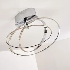 Hofstein Ringos Deckenleuchte LED Chrom, 1-flammig -Bürolampen Verkäufe ringos deckenleuchte h165691 do1 5