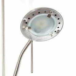 Hofstein Rom Deckenfluter LED Nickel-Matt, 2-flammig -Bürolampen Verkäufe rom deckenfluter 8500 5