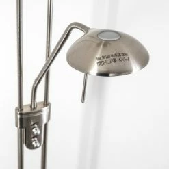 Hofstein Rom Deckenfluter LED Nickel-Matt, 2-flammig -Bürolampen Verkäufe rom deckenfluter 8500 6