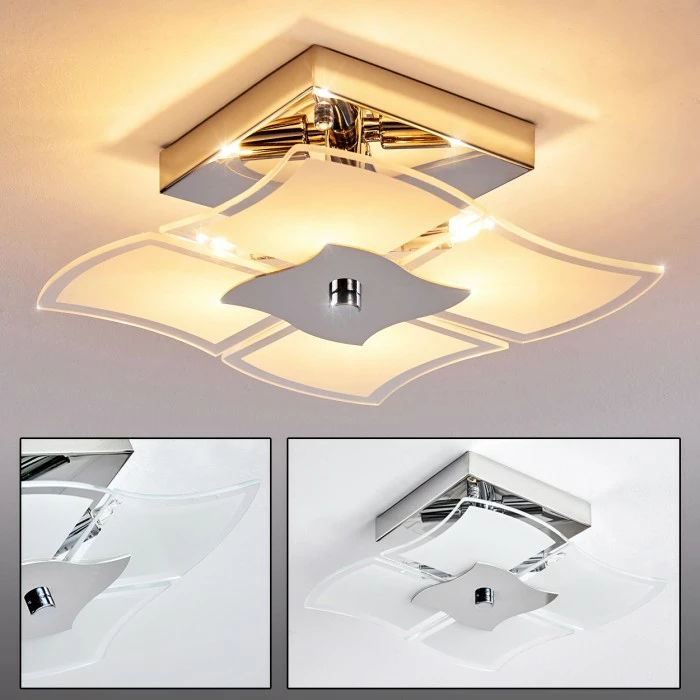 Hofstein Rom Deckenleuchte Chrom, 4-flammig 1 Hofstein Rom Deckenleuchte Chrom, 4-flammig