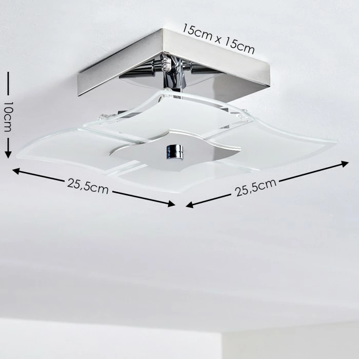 Hofstein Rom Deckenleuchte Chrom, 4-flammig 2 Hofstein Rom Deckenleuchte Chrom, 4-flammig – Bild 2