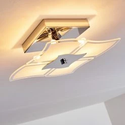 Hofstein Rom Deckenleuchte Chrom, 4-flammig 26 Hofstein Rom Deckenleuchte Chrom, 4-flammig -Bürolampen Verkäufe rom deckenleuchte w29356f 3 12