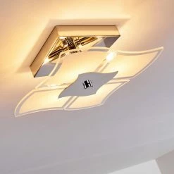 Hofstein Rom Deckenleuchte Chrom, 4-flammig 16 Hofstein Rom Deckenleuchte Chrom, 4-flammig -Bürolampen Verkäufe rom deckenleuchte w29356f 3 2