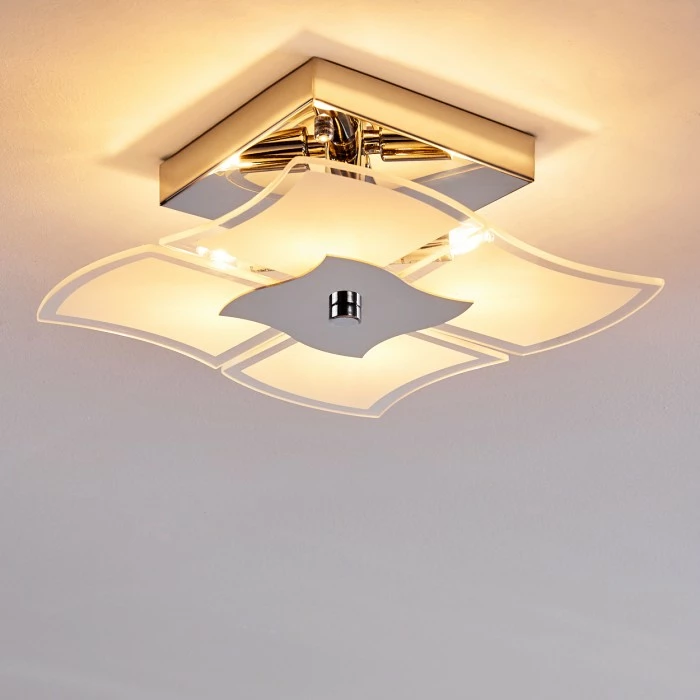 Hofstein Rom Deckenleuchte Chrom, 4-flammig 5 Hofstein Rom Deckenleuchte Chrom, 4-flammig – Bild 5